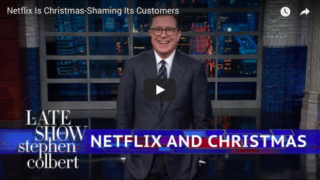 Stephen Colbert Talks About A CHRISTMAS PRINCE