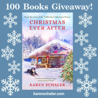 Giveaway Alert of 100 Books, Sneak Peek of Christmas Ever After!